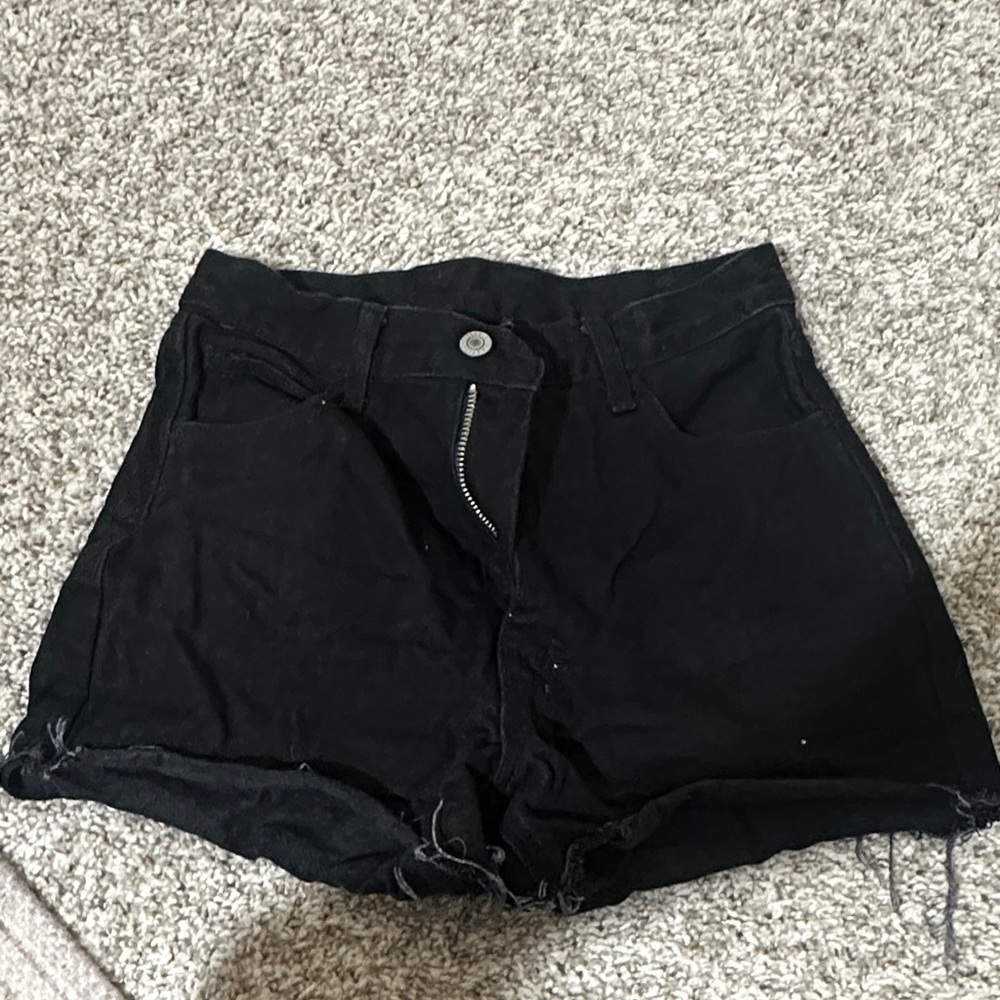 PacSun High Waist Black Shorts